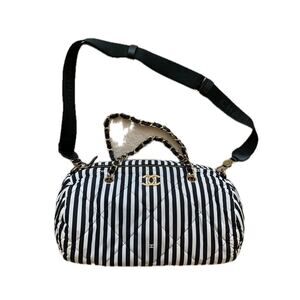 CHANEL bowling bag leather 2 3 times Big
